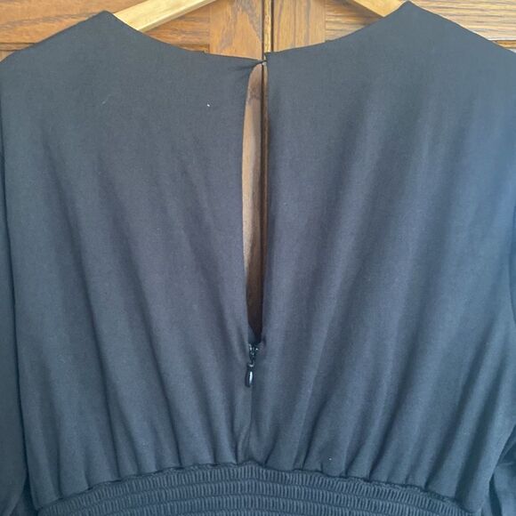 Anthropologie - Hutch Wide-Leg V-Neck Jumpsuit - Picture 7 of 9